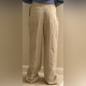 Jacquemus Women's Cream Chinos